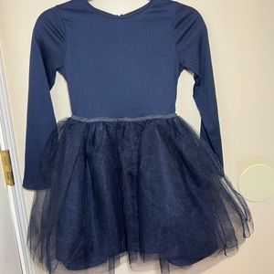 H&M Navy blue formal dress, kids.